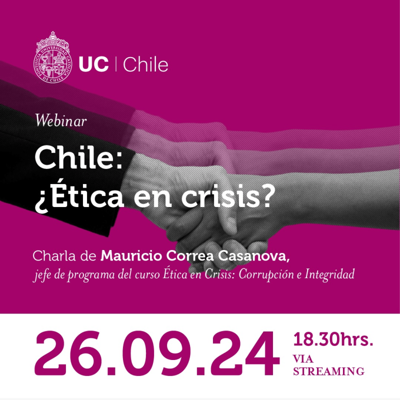 Webinar "Chile: ¿Ética en crisis?"