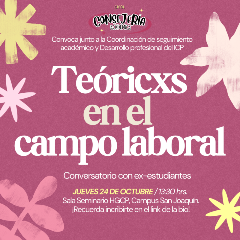 Conversatorio: Teóricxs en el campo laboral