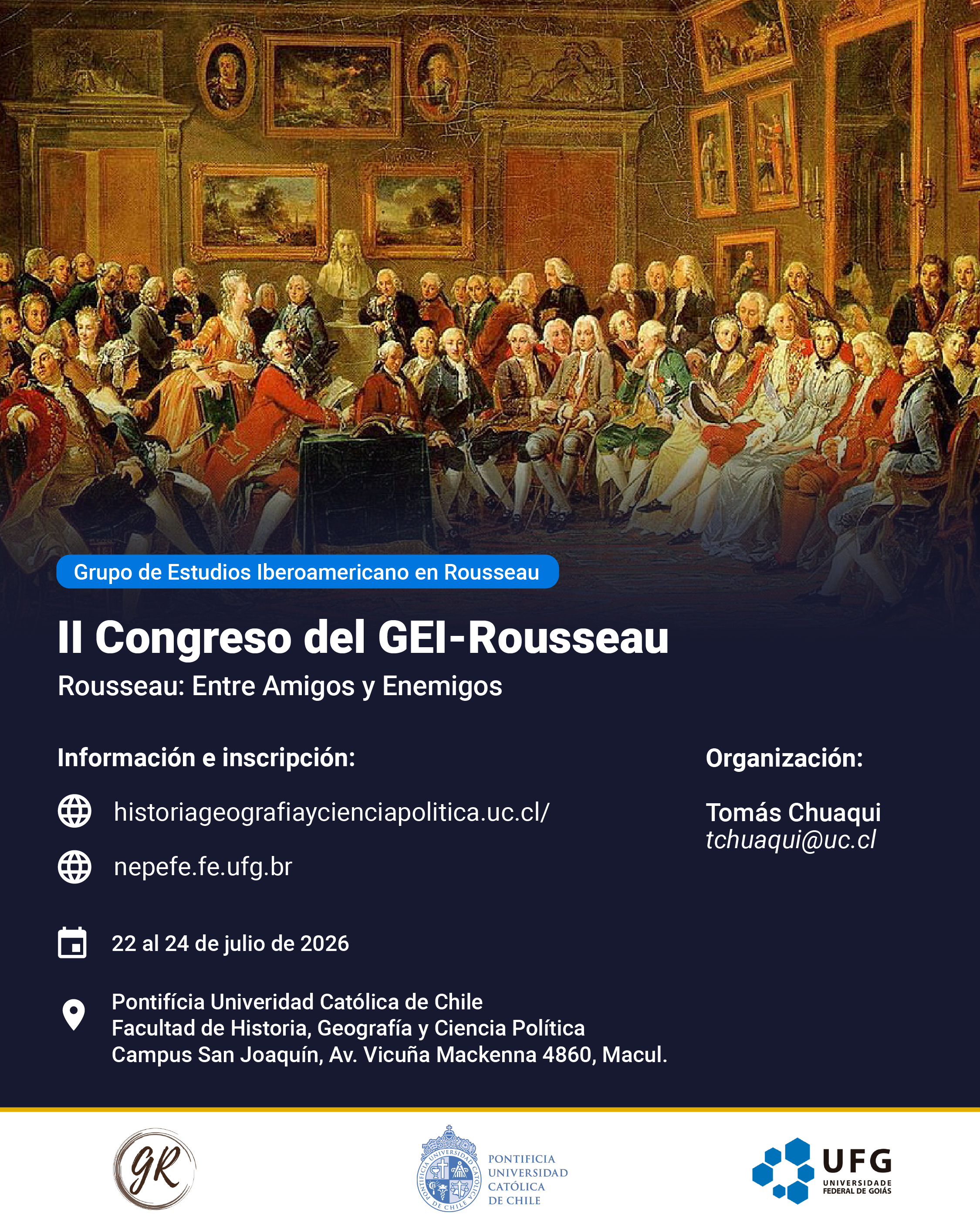Congreso Gei Rousseau. Mailing
