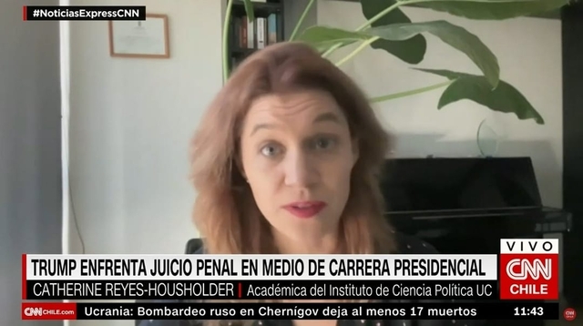 Catherine Reyes-Housholder en CNN Chile 