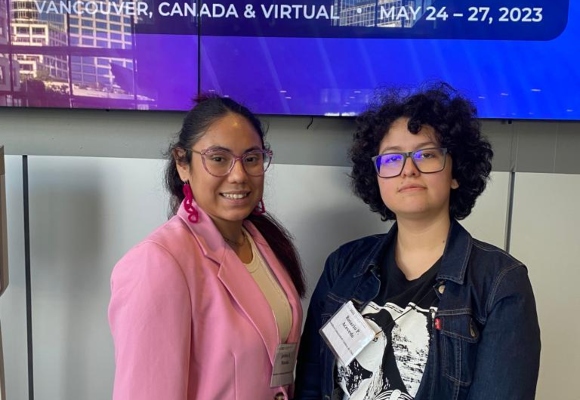 Javiera Morales y Rosario Acevedo en el congreso LASA 2023 